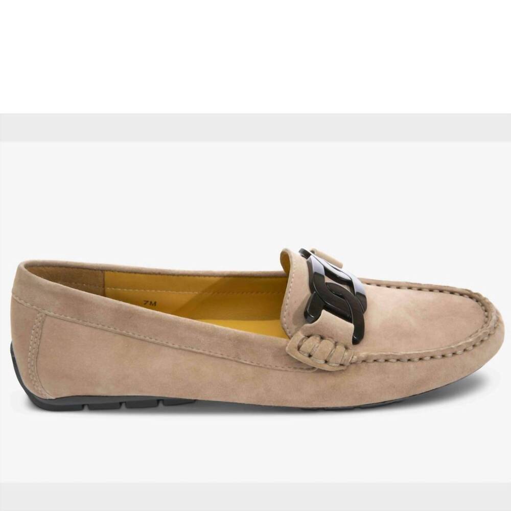 NEW VANELI women's aiker moccasin in taupe suede - Picture 1 of 4